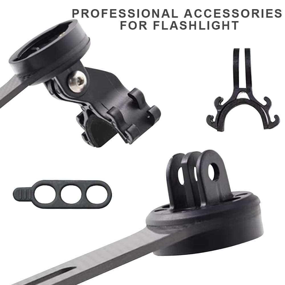 RXL SL Manillar de Bicicleta Soporte GPS Soporte Súperligero para computadora de Bicicleta Kit de Montaje para GPS en Manillar Integrado para Asegure Teléfonos Móviles,Cámaras&Linternas