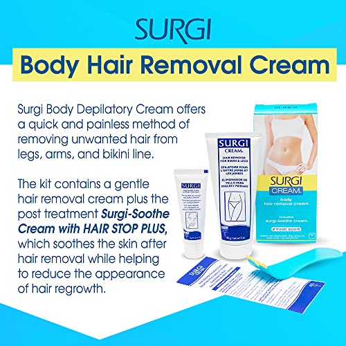 Surgiwax SURGI82501 Surgi-Cream Hair Remover For Bikini & Legs 56G/2Oz thumb #1