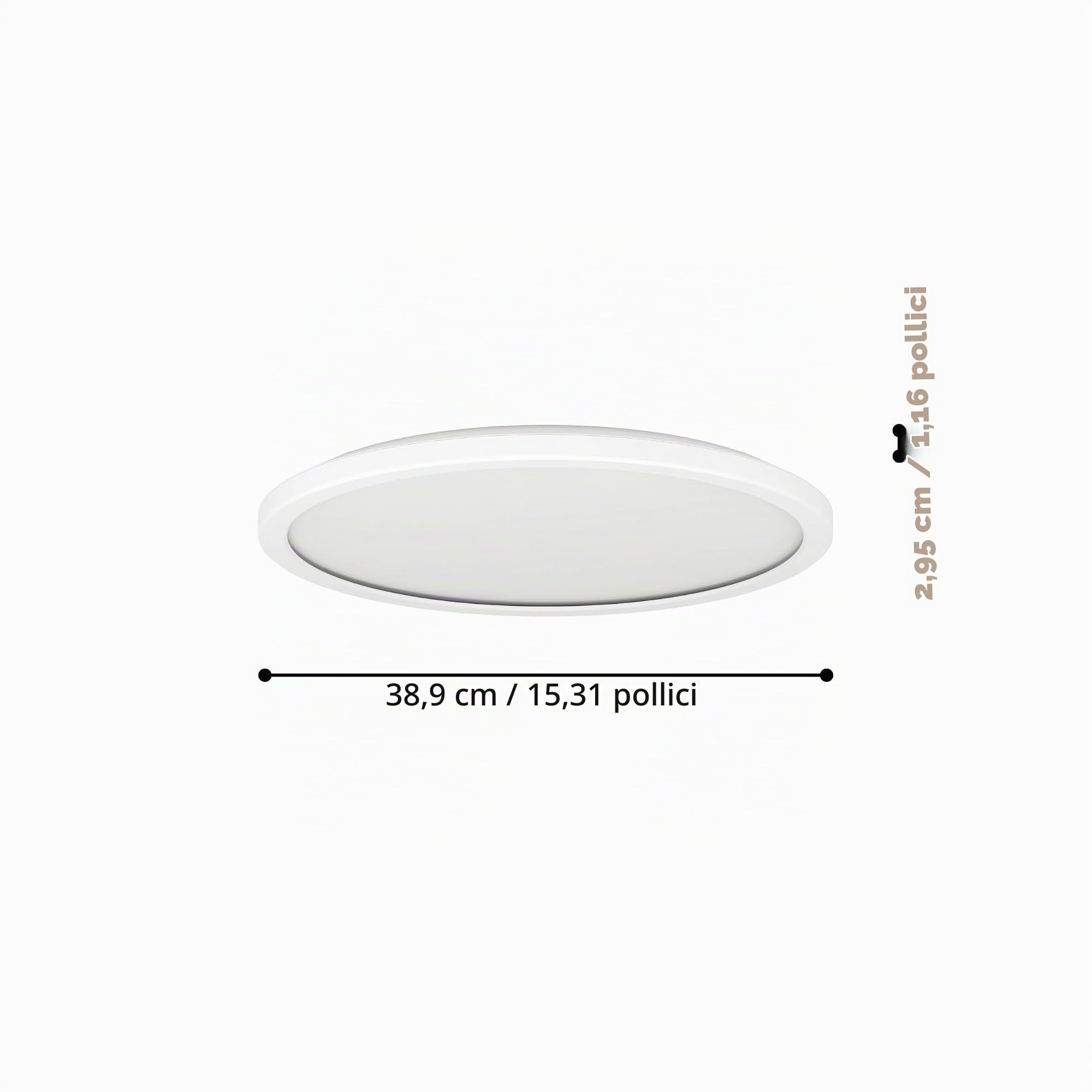 Eglo connect.z Rovito-Z Plafoniera LED per bagno, Smart | Home, uso con Zigbee, app e controllo vocale Alexa, luce bianca calda e fredda, RGB, dimmerabile, bianca, IP44