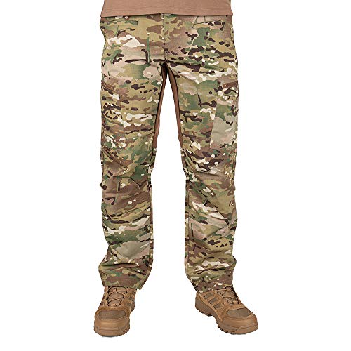 La Police Gear Men's Atlas Tactical Cargo Pants, Lightweight Stretch Tactical Pants For Men, Durable Ripstop Work Pants - Multicam - 28 X 32 #TOP23