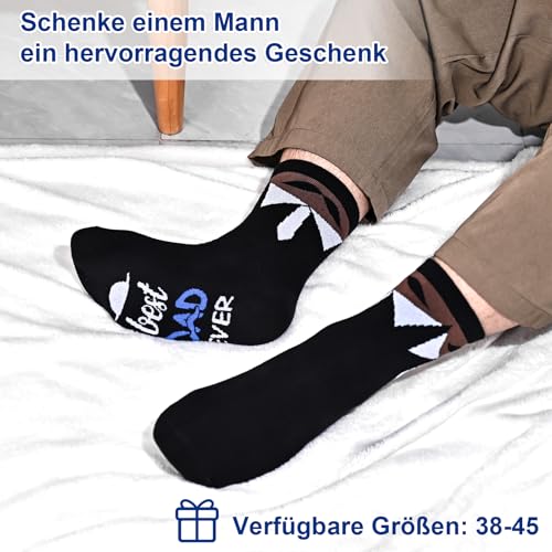 Grappige sokken voor vaders, vaderdag, antislip, 70-80e verjaardag, verjaardagscadeau voor papa, heren, mannen, geschenken, aanstaande papa, opa, grappig cadeau, cadeau-ideeën - Afbeelding 3