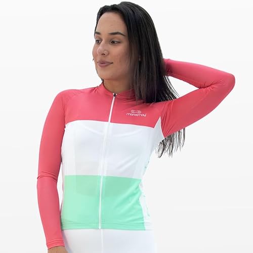Camisa Ciclismo Feminina Sport Márcio May Manga Longa Napolitana