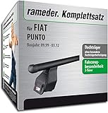 Diesen Dachträger für Ihren FIAT PUNTO, Baujahr 09.99 - 03.12, erhalten Sie inklusive aller notwendigen Anbauteile.