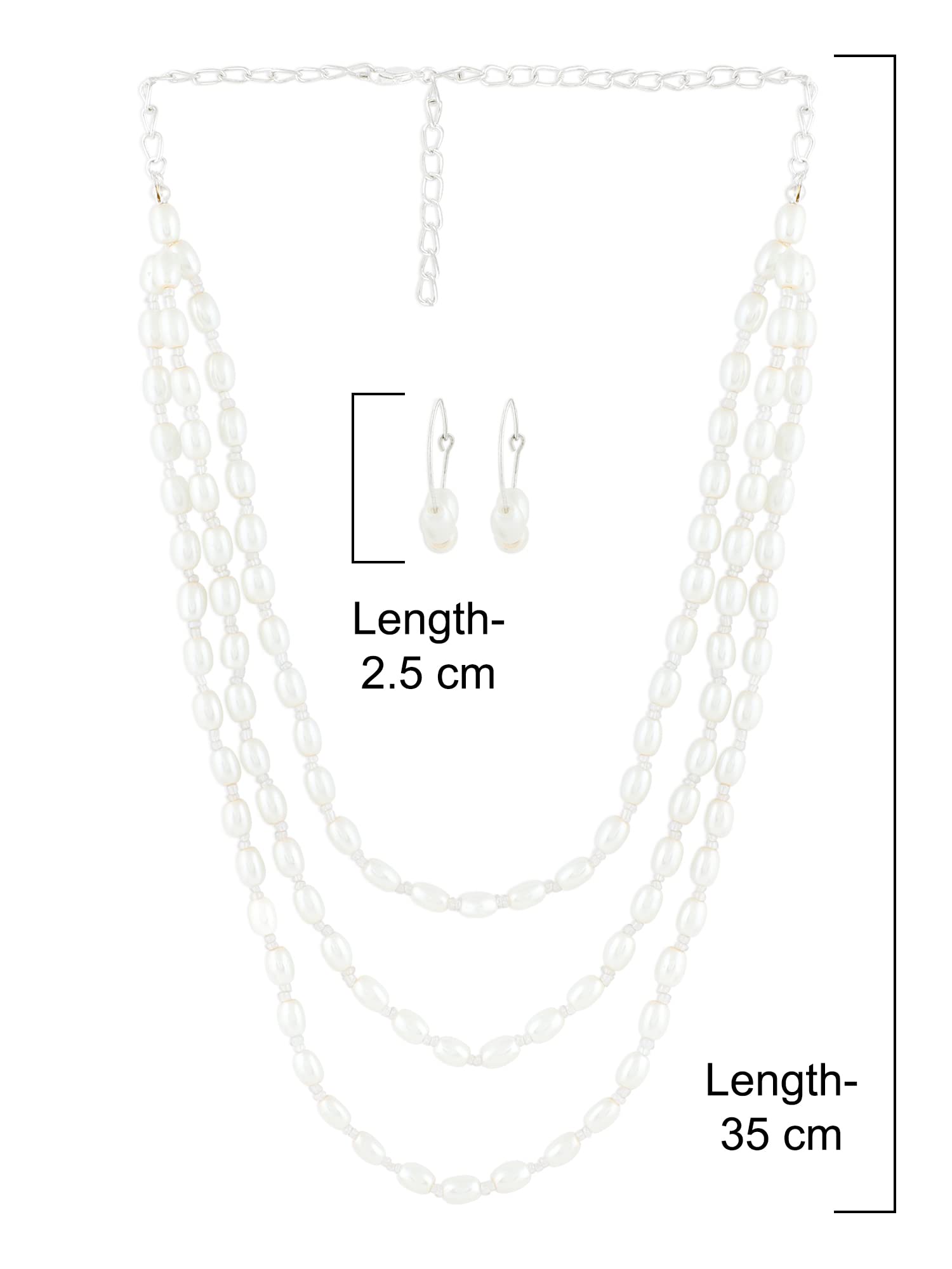 Women's Contemporary Layered Necklace & Earring Set, Elegant Gift