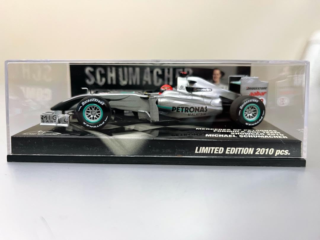 ミニチャンプス 1/43メルセデスGP W02 シューマッハ 限定品】ミニチャンプス1/43 2010メルセデス シューマッハ カムバック