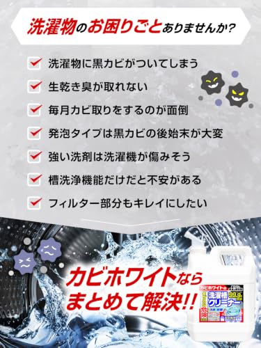 カビホワイト 洗濯槽クリーナー 縦型洗濯機専用 1.9キロ