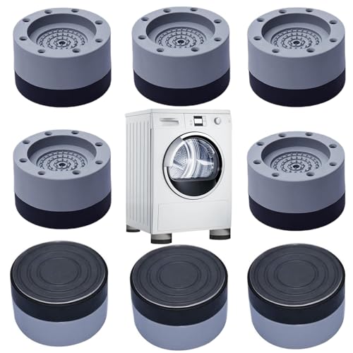 Consejos para Comprar Soportes para lavadoras-secadoras . 44 8PCS Estabilizadores de Pies de Lavadoras, Almohadillas de Goma para Pies de Lavadora, Almohadillas para Pies de Lavadora, Amortiguación de Golpes, Absorción de Ruido para...