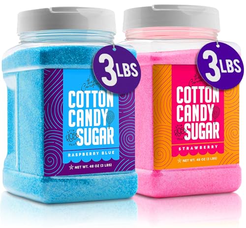 The Candery Cotton Candy Floss Sugar (2-Pack) Includes |...