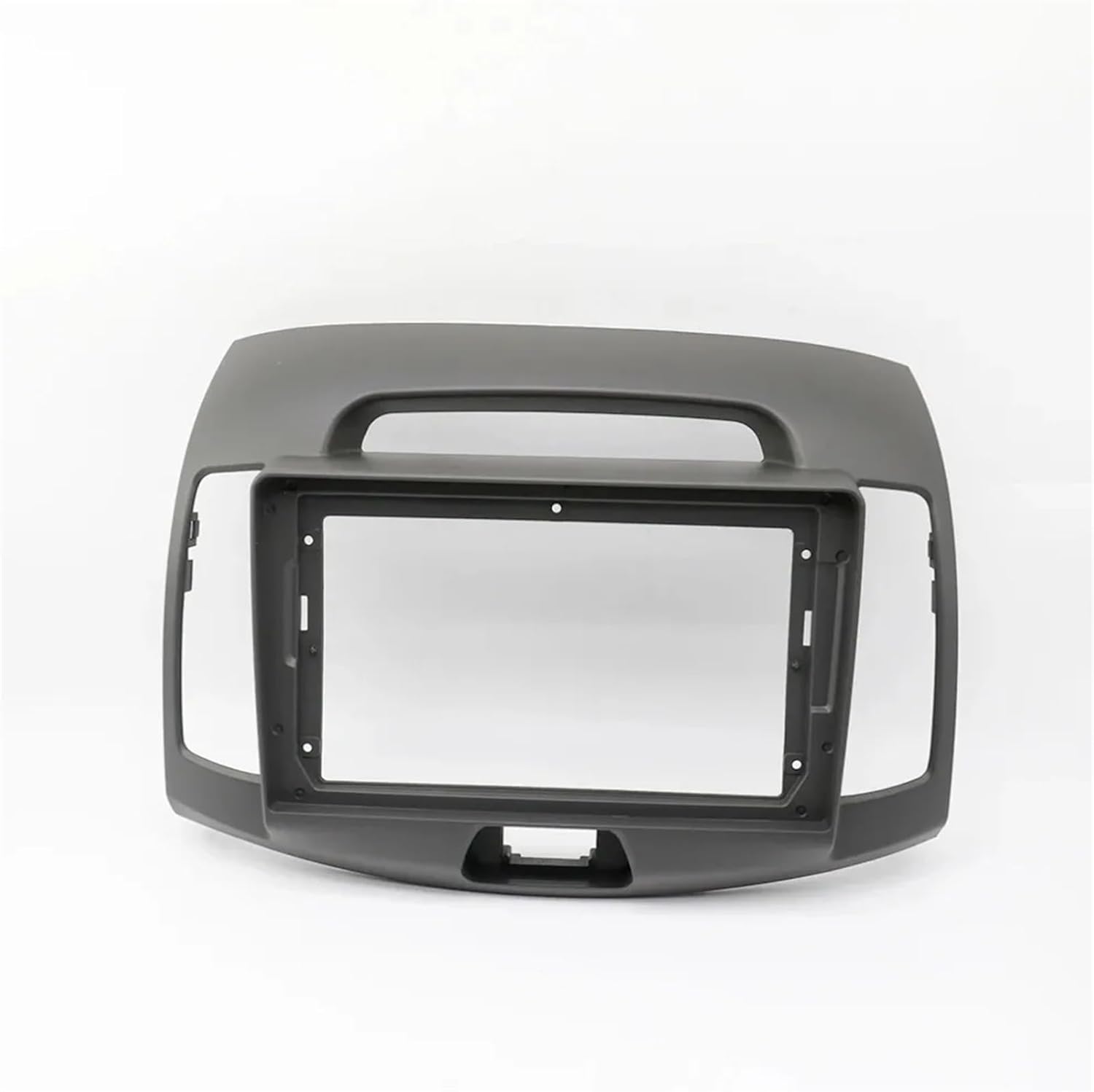 Car Radio Panel 2 Din 9 Inch Car Radio DVD GPS Mp5 Plastic Panel Frame Fit for Hyundai Elantra 2006-2011 Mount Kit Durable(Black Frame Cord)
