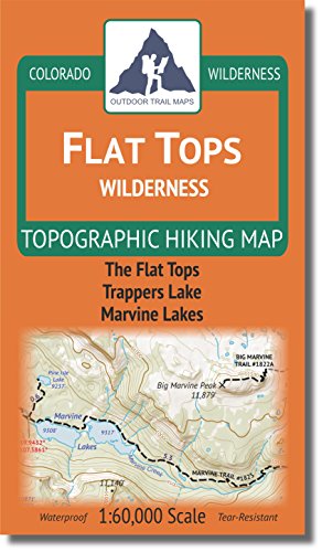 Flat Tops Wilderness Colorado Map