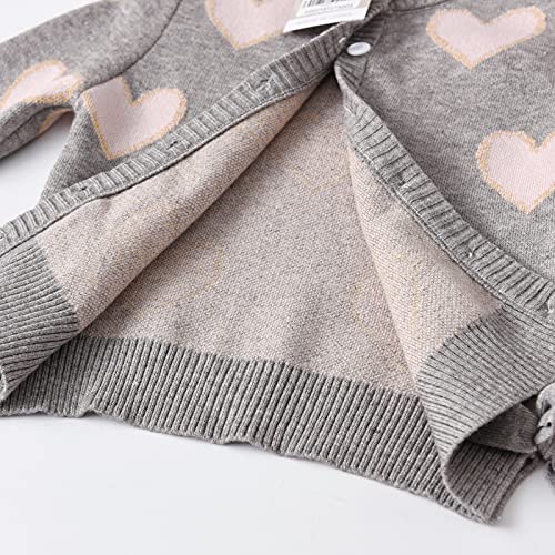 Image of DXTON Toddler Girls Dresses Winter Long Sleeve Party Dresses 2pcs Casual T-Shirt and Tutu Skirt Set