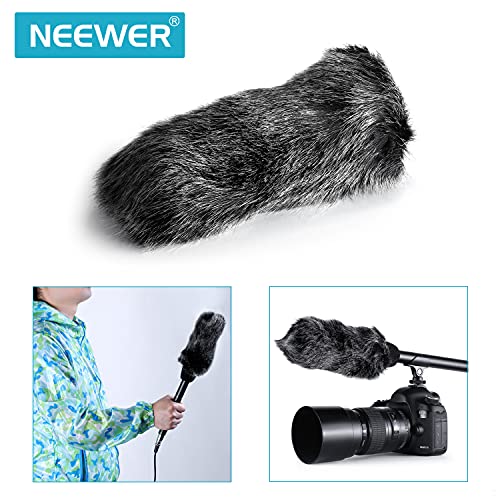 Neewer Nw-Mic-121 Outdoor Microphone Furry Windscreen Muff For Mic-01 Mic108 Mic-121 Stereo Microphone, Takstar Sgc-598, Nw-598, Shenggu Sg209 Sg108 & Similar Mics #TOP2