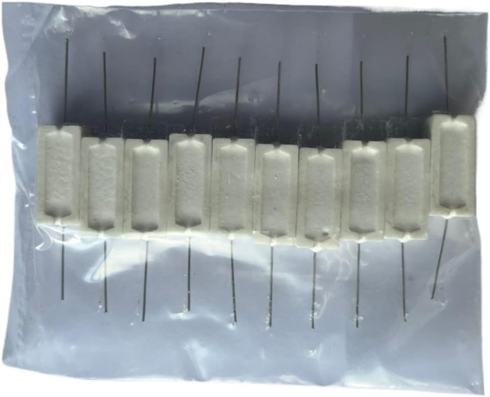 10 Pcs 5W Cement Resistor 0.5 2 30 33 100 330 1K ohm Ceramic Wirewound Resistors SQP5W 5Watt 0.22ohm 5ohm 47ohm Fixed Resistance(560R)