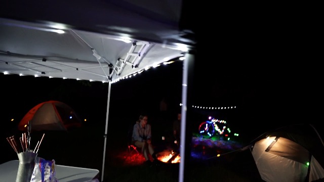 tent verlichting Brightz LED Canopy Lights, White 40ft String Light for 10x10 Tents Camping le Castellas, Sète YGroup_3580525 Größe:Eine Größe this tent swag creates