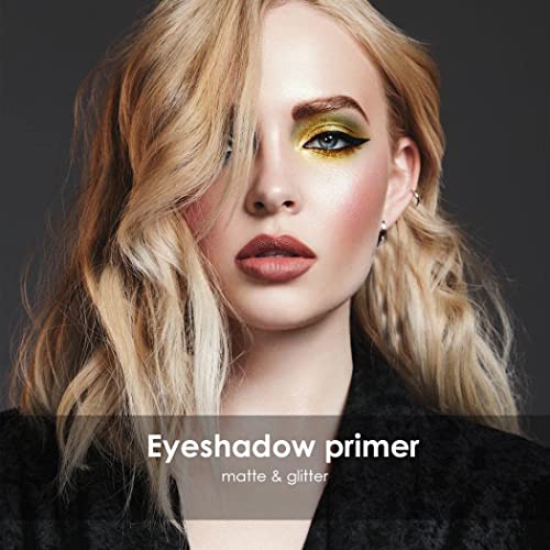 Eyret Eyeshadow Primer Liquid Colored Double-Head Shinny Eyeshadows Matte Colorful Eye Shadow Glitter Eyeshadow Base Beauty Makeup Cosmetic For Women And Girls (#1-Yellow) #TOP6