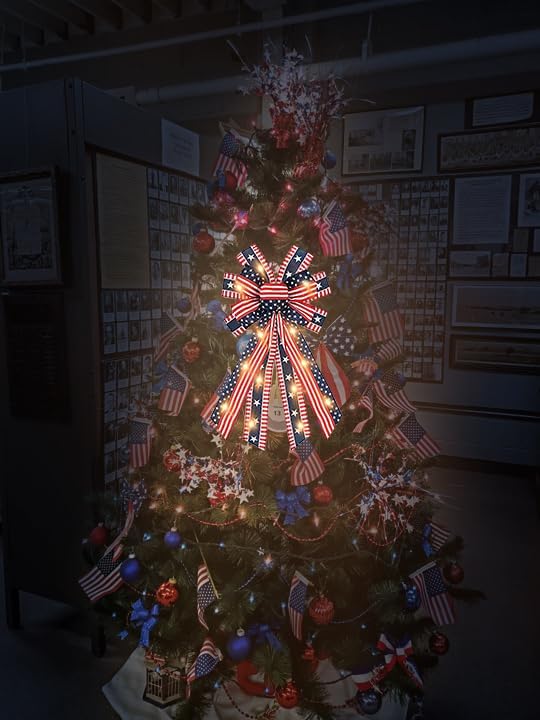 Miniatura 6 de ABTOLS Lazo de corona patriótico LED grande para puerta delantera, 4 de julio, rojo, azul, blanco, estrellas y rayas para corona, bandera