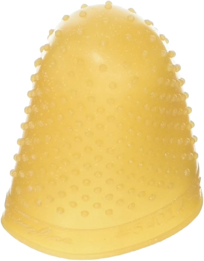 Swingline Rubber Finger Tips, Size 14, XLarge, Amber, 1