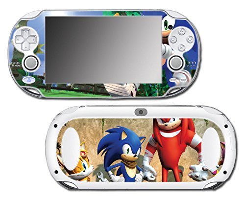 Sonic Boom Hedgehog Tails Amy Rose Knuckles Eggman Shattered Crystal Fire & Ice Robotnik Video Game Vinyl Decal Skin Sticker Cover for Sony Playstation Vita Regular Fat 1000 Series System