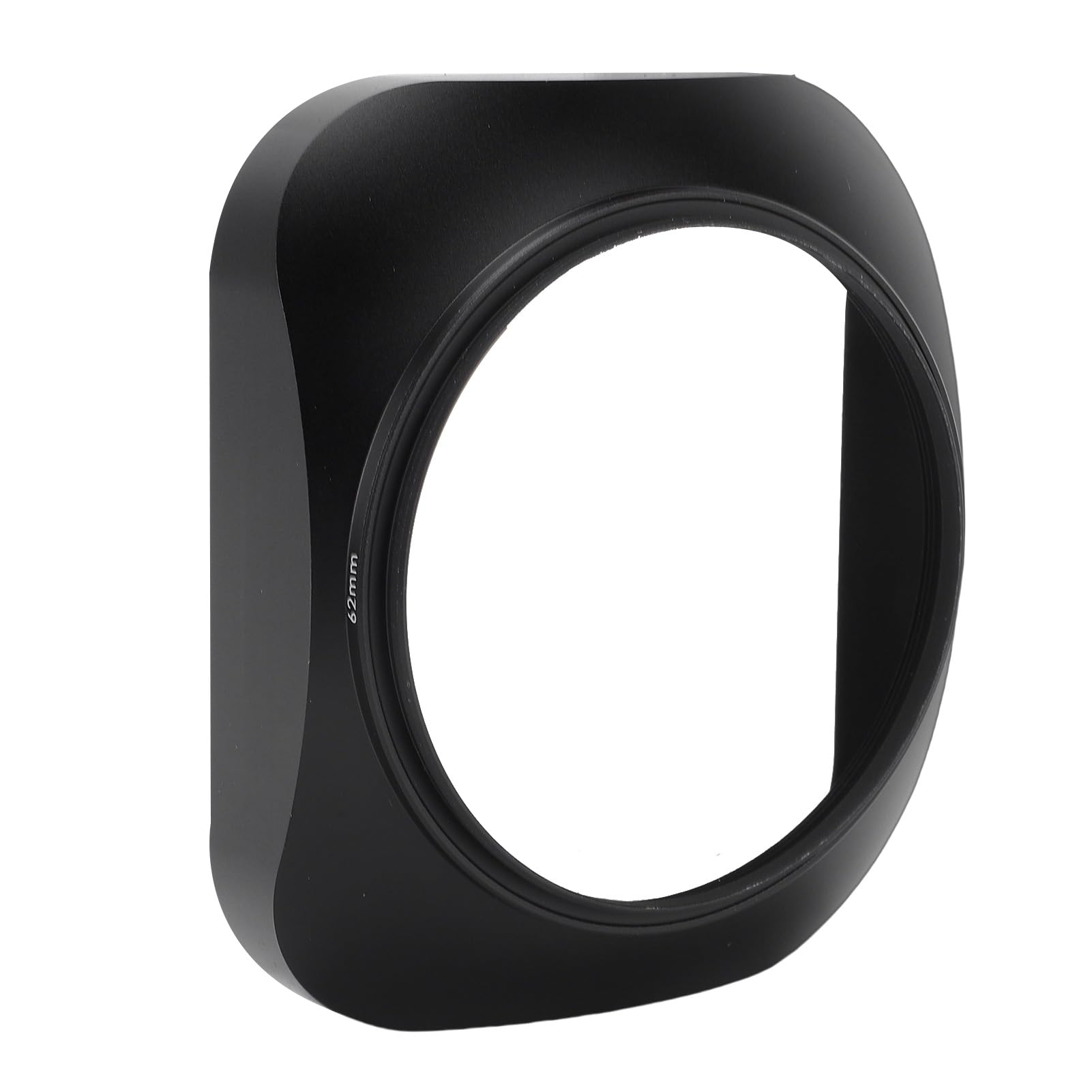 Set Paraluce Quadrato in Metallo da 62 Mm, Paraluce con Attacco Filettato Opaco con Cappuccio Protettivo, Protezione Antiriflesso, Ideale per la Fotografia all'aperto