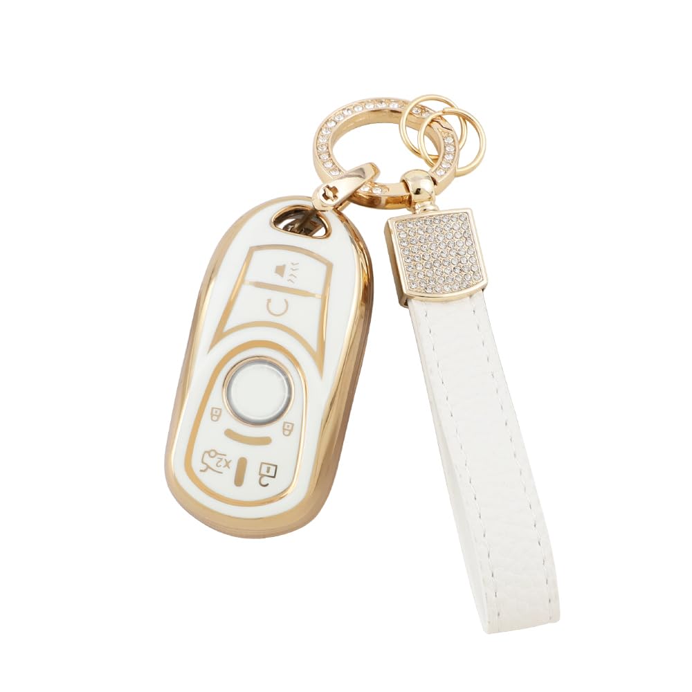1797 Key Fob Cover for Buick Encore Enclave Envision LaCrosse Regal Accessories Bling Car Remote Key Chain Case