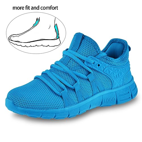 Image of INZCOU Running Shoes Lightweight Tennis Shoes Non Slip Gym Workout Shoes Breathable Mesh Walking Sneakers