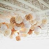 Jeder Pom Pom kommt FLAT PACKED mit weißem Band und Anleitung. Genieß einfach deine DIY-Arbeit