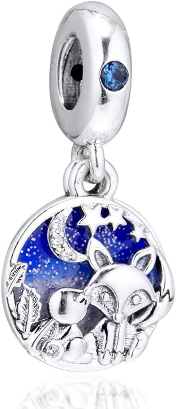 Retour Amazon Sans Emballage D Origine MOCCI 2019 automne renard et lapin pendaison perle argent 925 bricolage