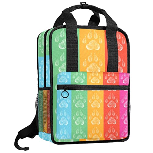 Cartable sac à dos garçon motif attrape-rêves noir avec bretelles réglables
