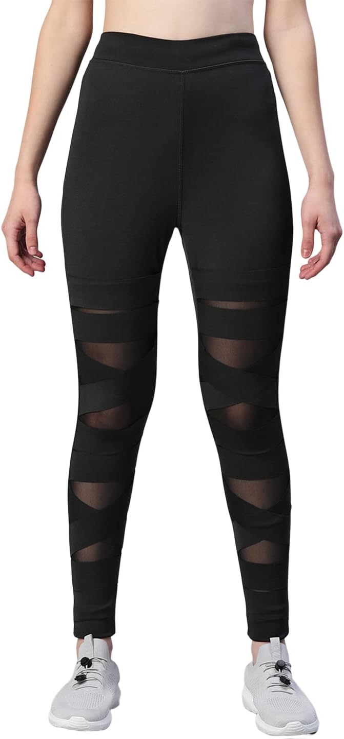 BLINKIN Women's Skinny Fit Mid Rise Leggings