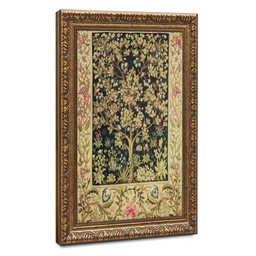 Toile Arbre de la vie William Morris pour habiller un mur de bureau vide