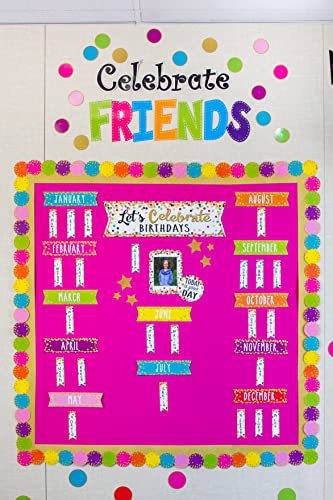 Image of Confetti Let's Celebrate Birthdays Mini Bulletin Board (Pack of 2)