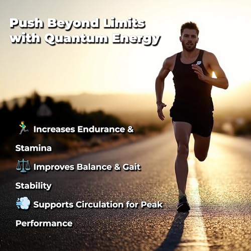 OMEO Quantum Energy No-Show Socks for Men – Pain Relief, Circulation Boost, Balance & Stability – Graphene-Infused, Moisture-Wicking, Odor-Resistant, Joint Support – Grey4