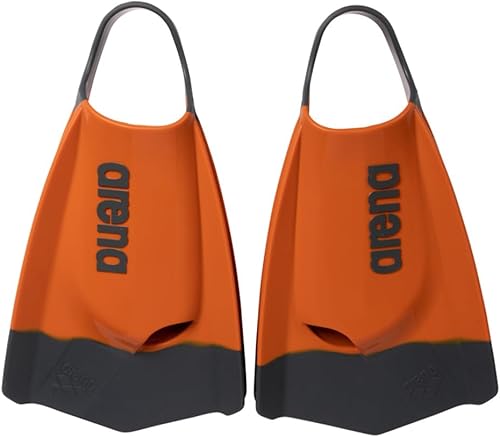 Miniatura 17 de Arena Unisex Adult Powerfin Pro II - Aletas de entrenamiento para natación para hombres y mujeres, lámina corta de silicona, reversibles, Negro