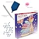DIAMOND DOTZ BOX 2592837 Original 5D Diamond Painting Box Set, Gute Nacht Giraffe, DIY Diamant-Malerei-Kit mit Motivbox und Glitzersteinen für Kinder ab 6 Jahren, Beginner
