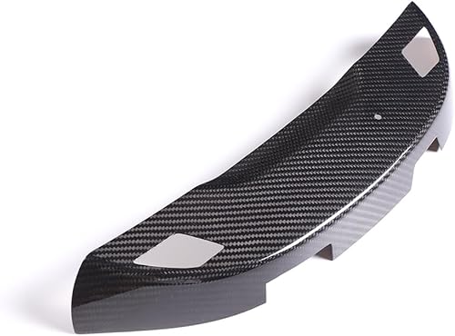 Miniatura 3 de 100% fibra de carbono real interior espejo retrovisor cubierta cubierta para Chevrolet Corvette C7 2014-2019 coche interior espejo retrovisor base