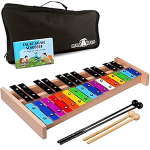 MiniArtis Glockenspiel Xylophon 27 Töne