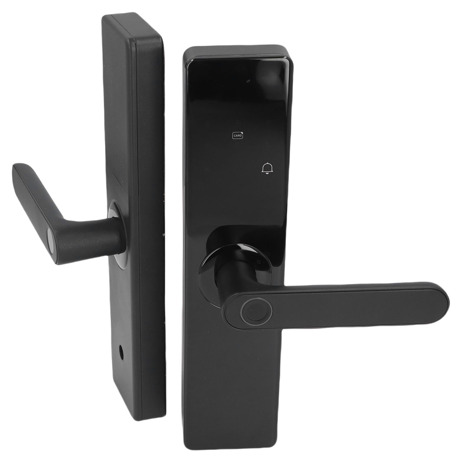 Serratura Digitale Intelligente per Porta, Tastiera Touchscreen Biometrica, Codice di Accesso, Senza Chiave, per Porta in Legno, Riconoscimento a 360 Gradi, Controllato App, Cilindro di