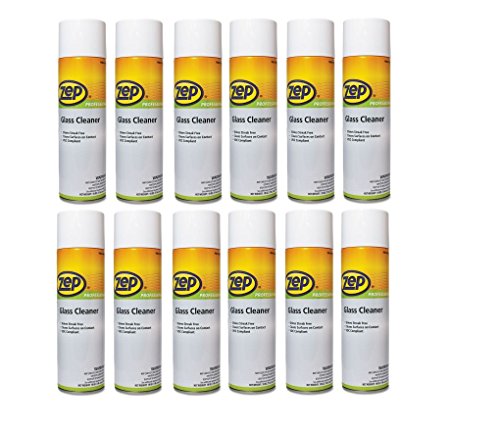 Zep Professional R04701 Glass Cleaner, 18 oz Can - 12 PACK