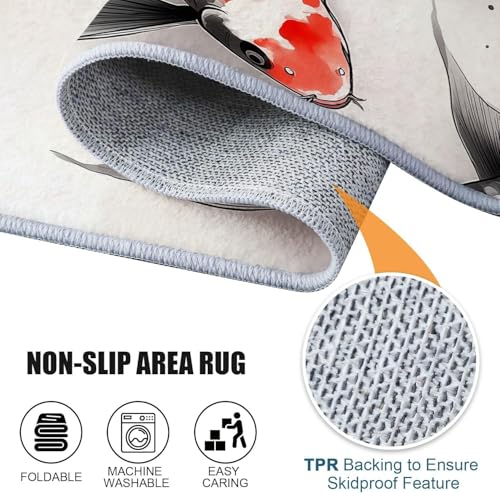 Tapis de salon lavable en machine et antidérapant pour la maison - 7