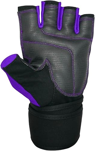 Miniatura 5 de MRX - Guantes de levantamiento de pesas para hombres, guantes de entrenamiento para hombre, guantes de levantamiento de muñeca, guantes de gimnasio