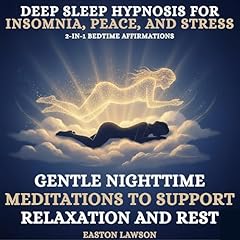 Deep Sleep Hypnosis for Insomnia, Peace, and Stress Audiolibro Por Easton Lawson arte de portada