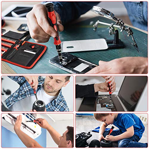 Strebito Screwdriver Sets 142-Piece Electronics Precision Screwdriver With 120 Bits Magnetic Repair Tool Kit For Iphone, Macbook, Computer, Laptop, Pc, Tablet, Ps4, Xbox, Nintendo, Game Console #TOP5