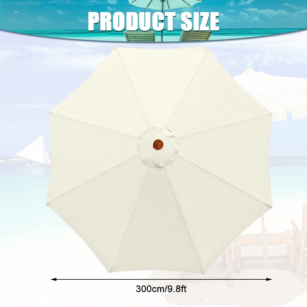 Roadtime 9.8 Ft Replacement Parasol Canopy, Universal Umbrella Replacement Cloth - Image 2
