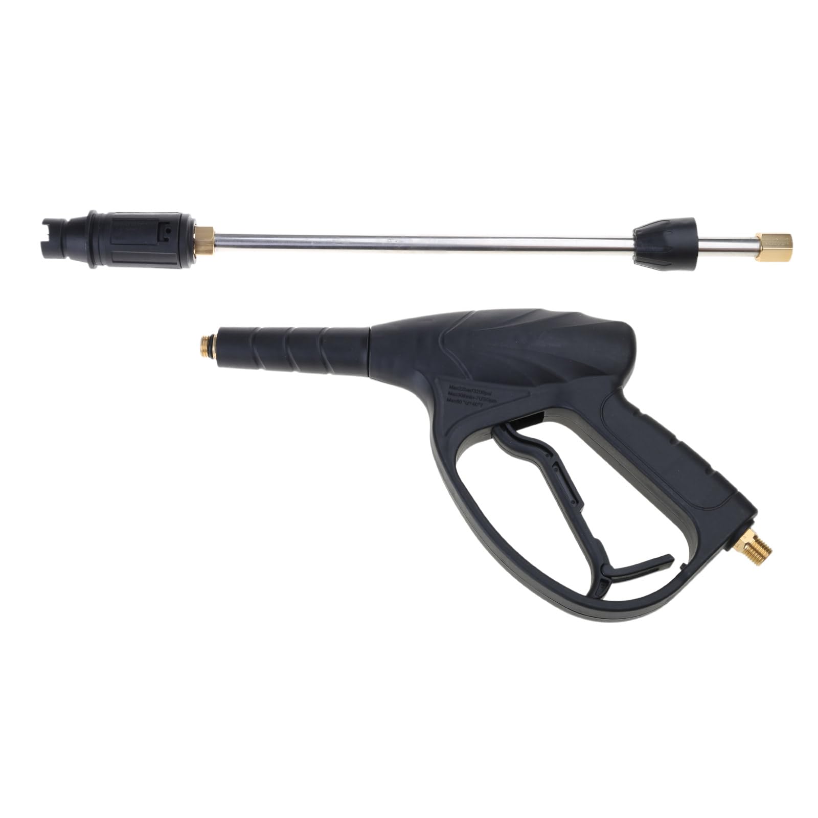 Nawwgy High Pressure Nozzle, Adjustable Metal Sprayer Guns, Turbos Washer Suitable for Garden Hose Car Wash and Plant Watering Car wash Water Gun