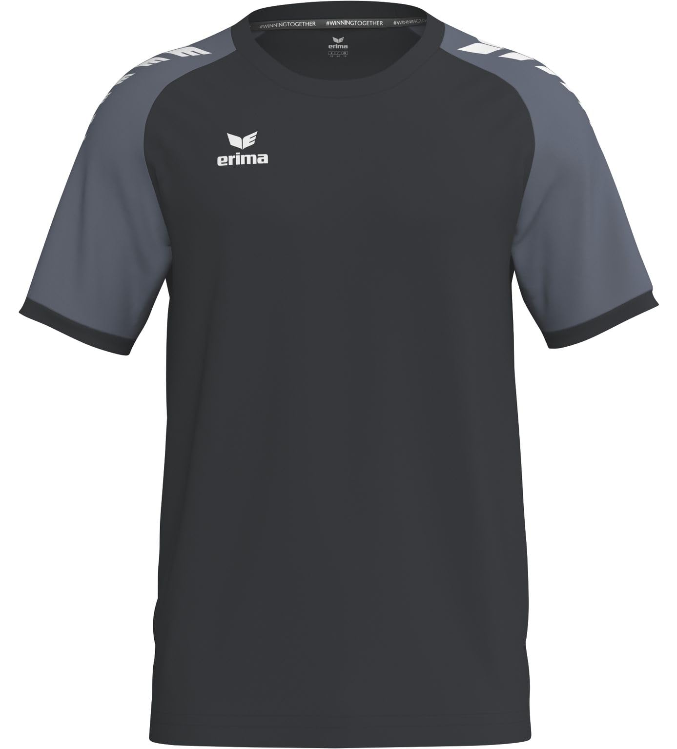 Erima Men's Wings Jersey (3132604) Black/Slate Grey, S