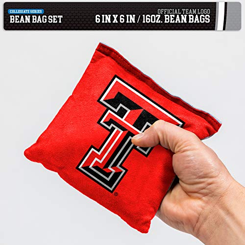 Image of NCAA College Dual Sided Bean Bags by Wild Sports, 8 Count, Premium Toss Bags for Cornhole Set - Great for Tailgates, Outdoors, Backyard