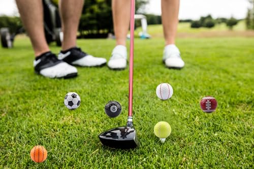 Asyxstar Colored Sports-Themed Golf Balls
