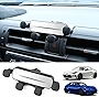 KUNGKIC for 2021 2022 Toyota GR 86 Subaru BRZ Universal Auto Gravity Phone Holder Aluminum Car Cradle Rotatable Clip Cell Phone Cradle Mount Fit for 3.5-5.5 Inch Phone Interior Accessories White