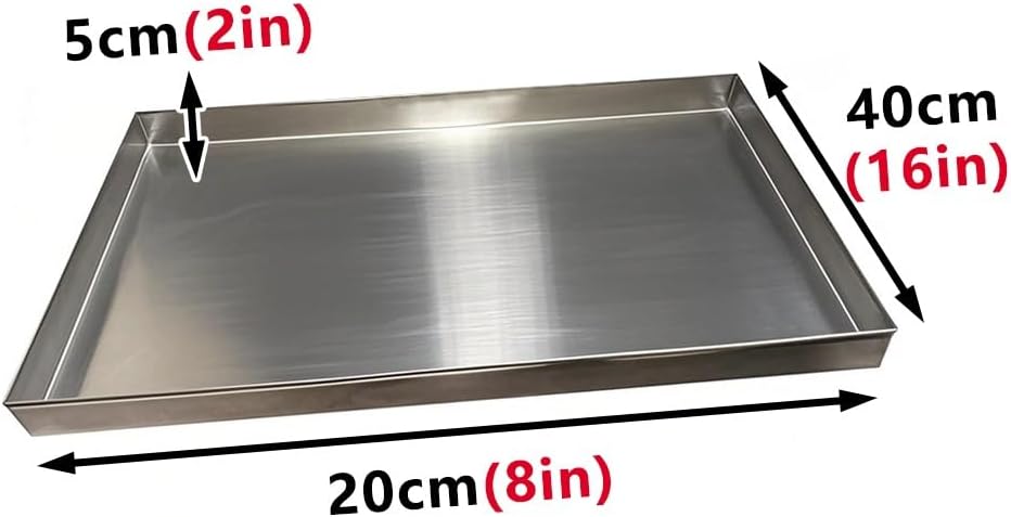 Efficient Air Conditioner Drip Pan - 20x40cm (8x16in) Water Catcher Tray for Indoor/Outdoor Units, Protects Floors from Leaks and Splashes, Durable & Stable Accessories