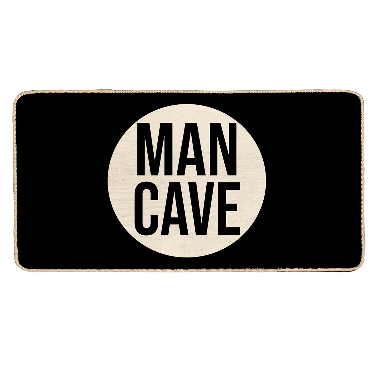 Bnwepo Front Man Cave Decor Door Mat, Welcome Mat, Front Door Mat Indoor Entrance, Man Cave Decor for Men 16 x 30 Inch Doormat